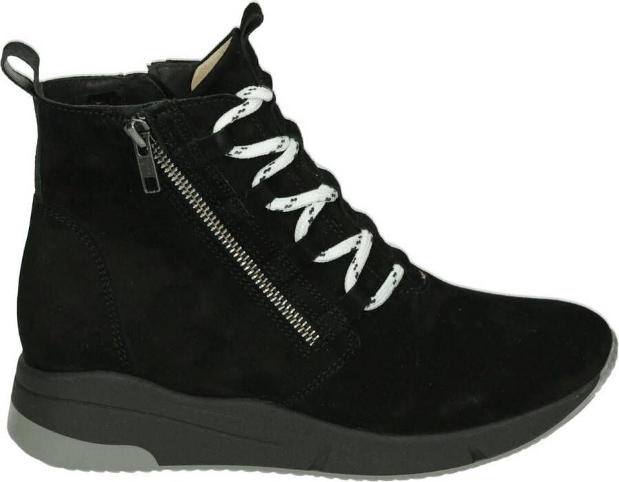 Verhulst 1451~K~~~~~~~~~~~~~~~~~~~~~~~~ Hoge sneakersVeterlaarzenDames veterschoenenDames sneakersHalf-hoge schoenen Zwart