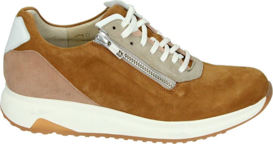 Verhulst 2334 K Volwassenen Dames veterschoenenPopulaire damesschoenen Kleur Cognac