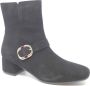 Verhulst 2431 Lisa 2431-69-78-3354 Zwarte enkellaars wijdte G - Thumbnail 1
