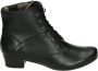 Verhulst 3433~K~~~~~~~~~~~~~~~~~~~~~~~~ Hoge sneakersVeterlaarzenDames veterschoenenDames sneakersHalf-hoge schoenen Zwart - Thumbnail 2