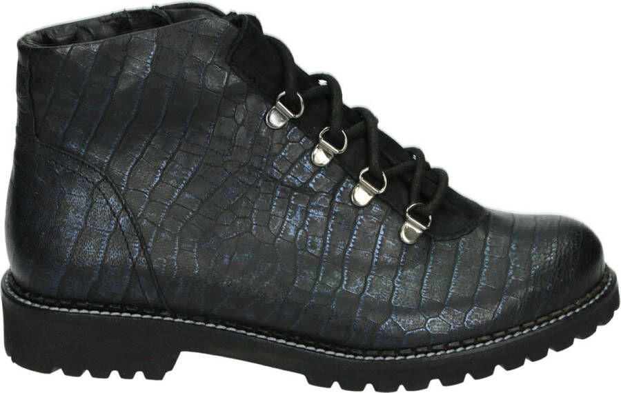 Verhulst 8437 H Volwassenen VeterlaarzenHoge sneakersDames veterschoenenHalf-hoge schoenen Blauw