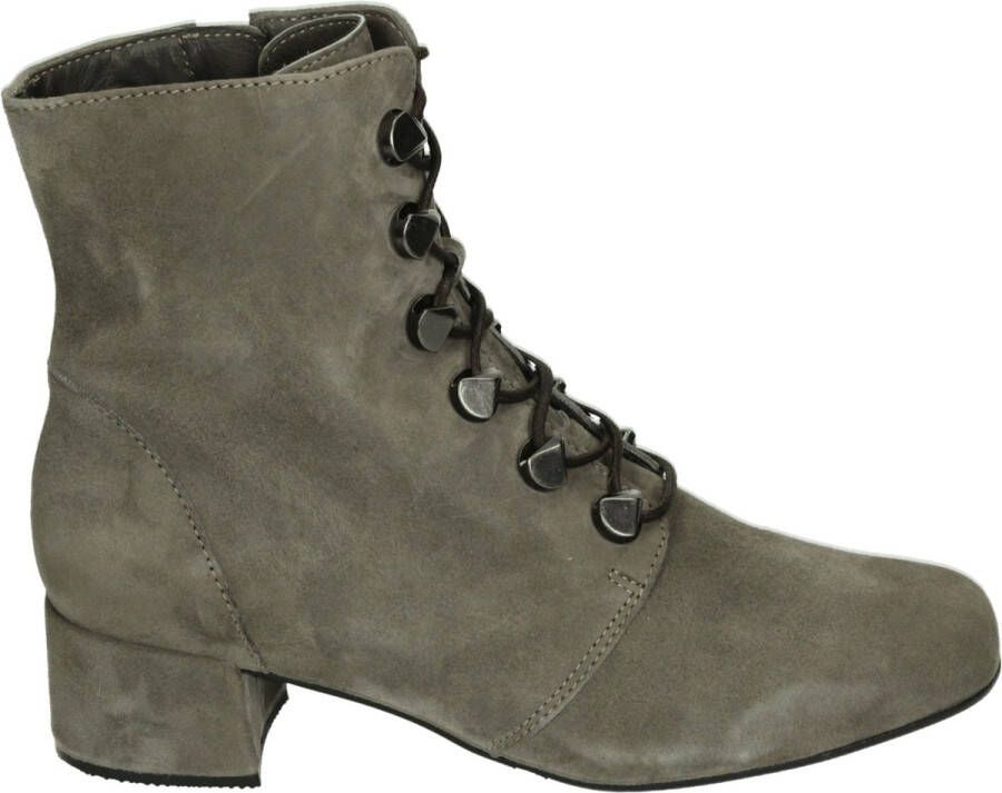 Verhulst 9431~H~~~~~~~~~~~~~~~~~~~~~~~~ Hoge sneakersVeterlaarzenDames veterschoenenDames sneakersHalf-hoge schoenen Taupe