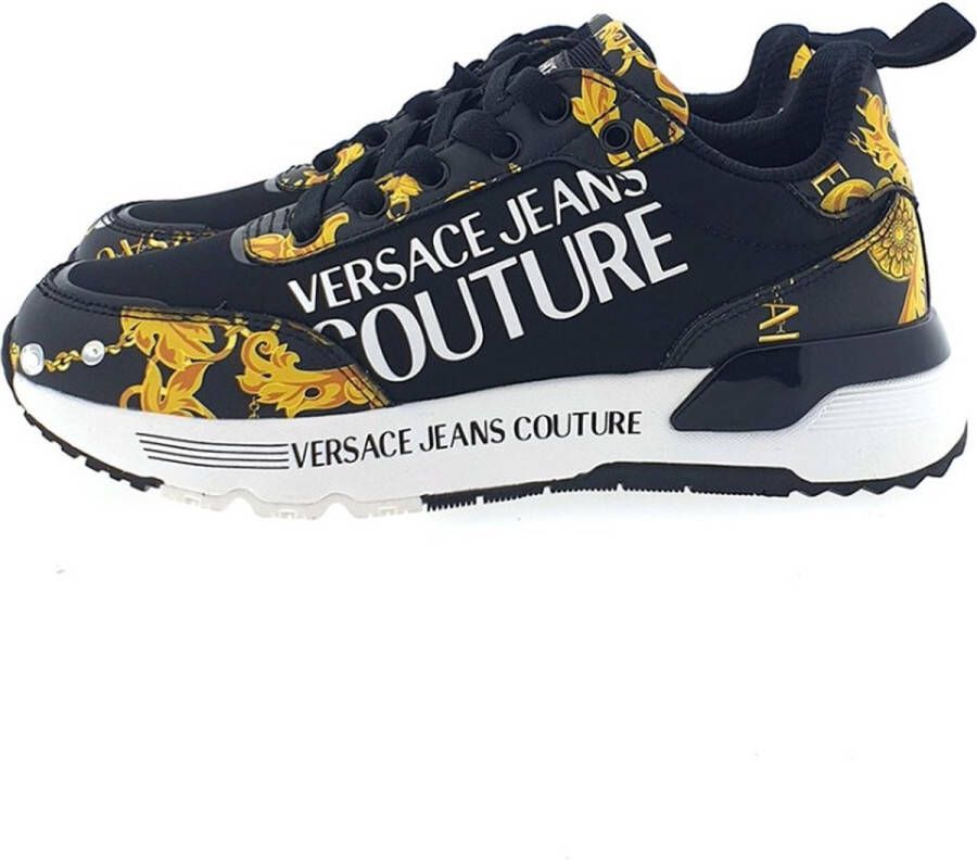 Versace Jeans Couture Dynamic Chain Couture Sneakers Zwart Dames - Foto 2