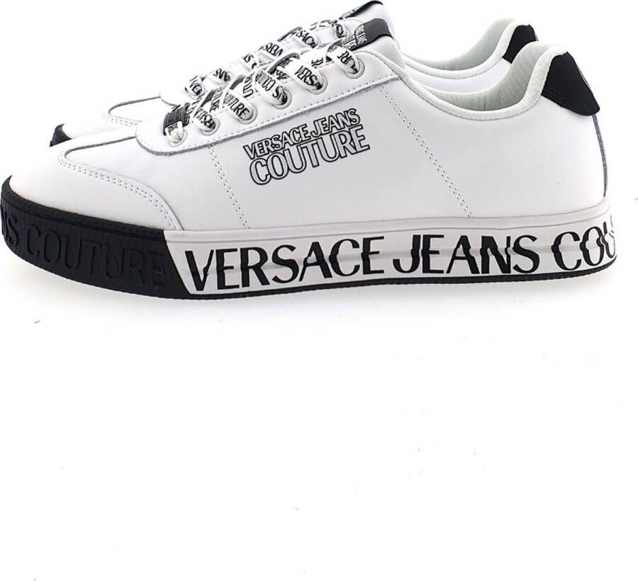 Versace Jeans Couture Men Shoes Sneakers White Ss23 Wit Heren