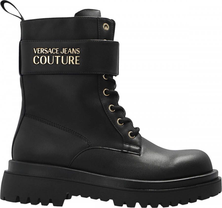 Versace Jeans Couture Dames Combat Boots Zwart