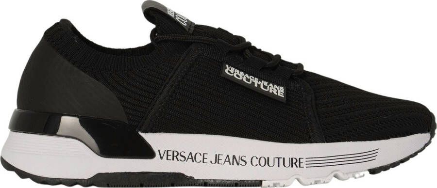 Versace Jeans Couture Zwarte Sneakers 73Va3Sa7 Zs437 899 Black Dames