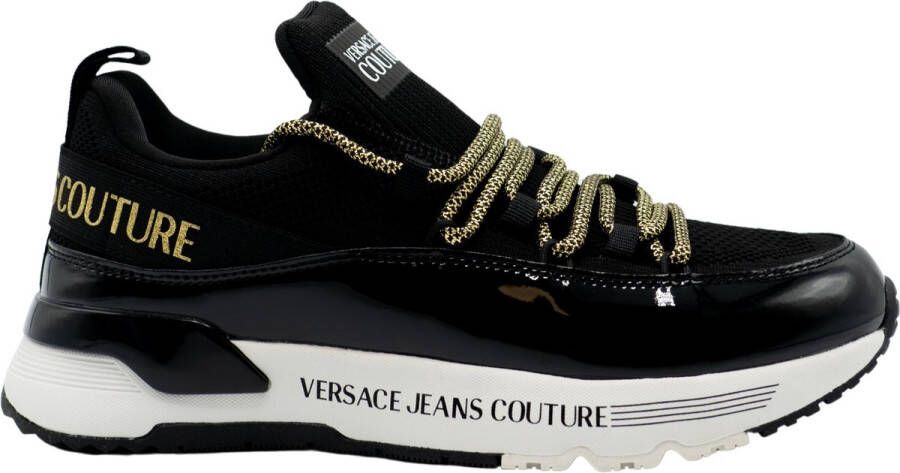 Versace Jeans Couture Luxe Dynamic Sneakers voor vrouwen Black Dames