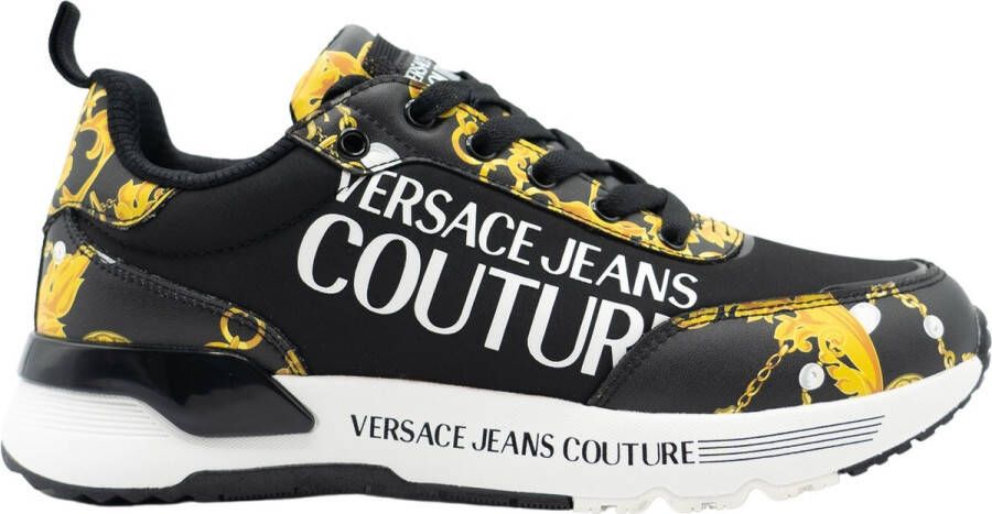 Versace Jeans Couture Dynamic Chain Couture Sneakers Zwart Dames