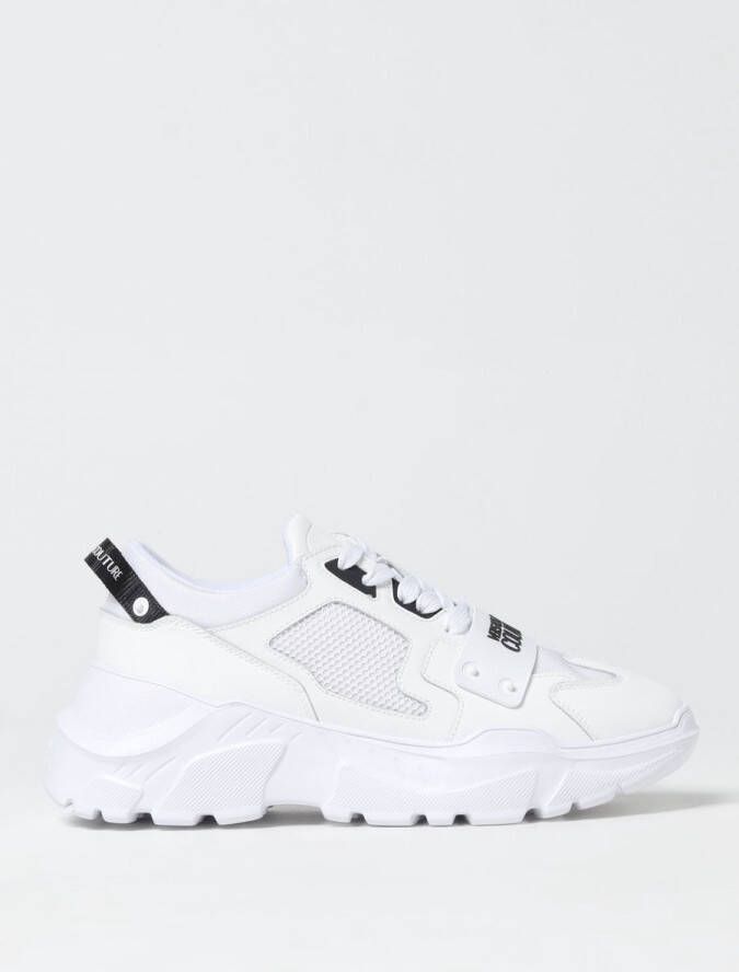 Versace Jeans Couture Chain Reaction Sneaker White Leather Chunky Sole