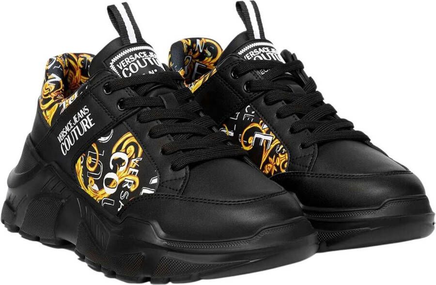 Versace Jeans Couture Speedtrack Logo Couture Sneakers Zwart Heren