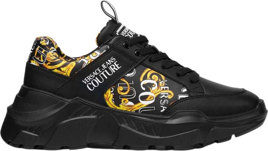 Versace Jeans Couture Speedtrack Logo Couture Sneakers Zwart Heren