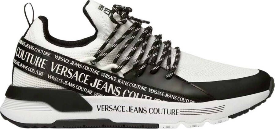 Versace Jeans Couture Dynamische Witte Lage Sneakers White Heren