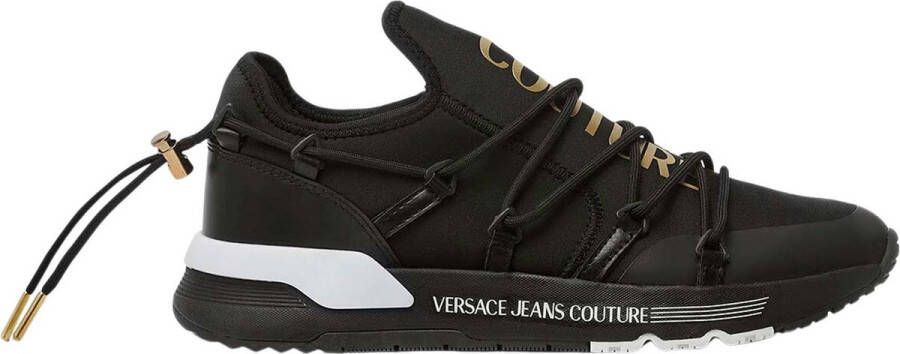 Versace Jeans Couture Stijlvolle Pleunie Sneaker voor Mannen Black Heren