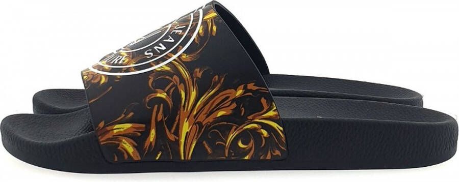 Versace Jeans Fondo Slide Dis Badslippers Slippers flip flops Heren Zwart - Foto 2