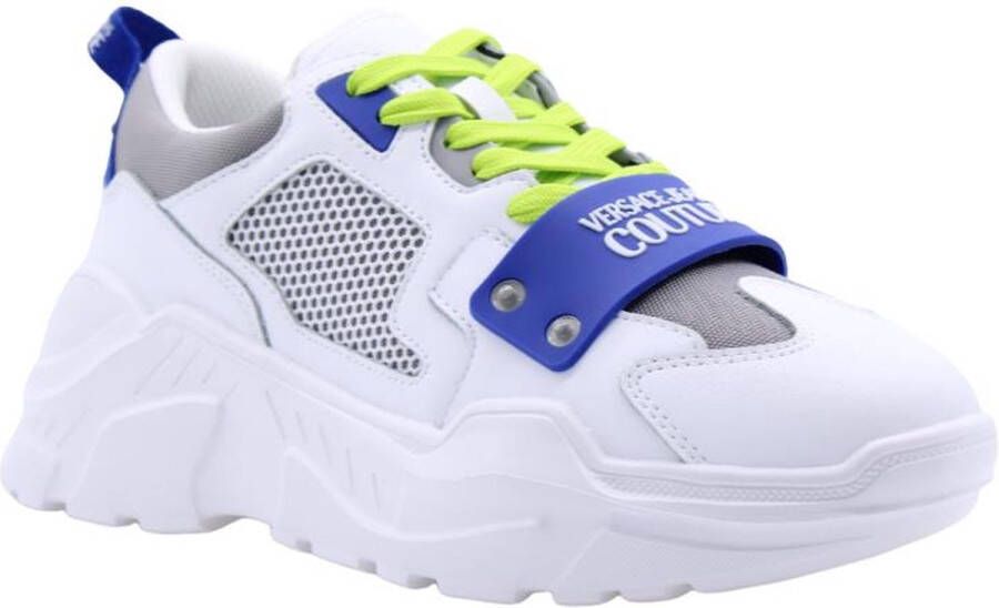 Versace Jeans Couture Dikke sneakers met contrasterende inzetstukken Wit  Heren - Schoenen.nl