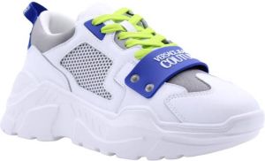 Versace Jeans Couture Dikke sneakers met contrasterende inzetstukken Wit Heren