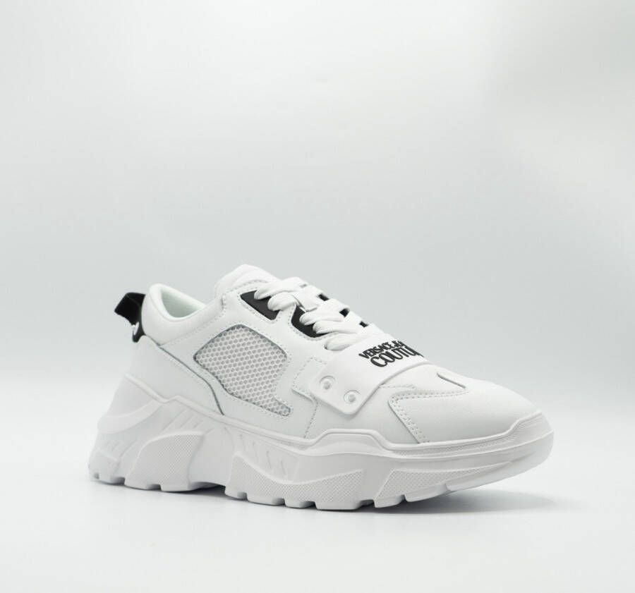 Versace Jeans Couture Heren Sneakers 74Ya3Sc4 Zp253 003 Blanc White Heren