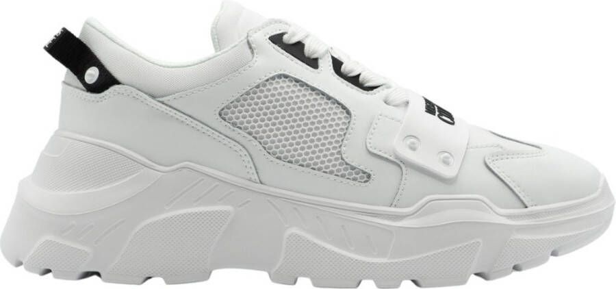 Versace Jeans Fondo Speedtrack Lage sneakers Leren Sneaker Heren Wit - Foto 1