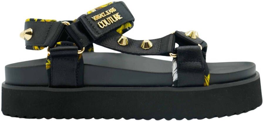 Versace Jeans Couture Plateau sandalen Black Dames