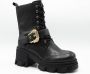 Versace Jeans Couture Slip-On Enkellaarzen met Versace Gesp Black Dames - Thumbnail 5