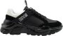 Versace Jeans Couture Speedtrack Trainers Leather Black White - Thumbnail 1