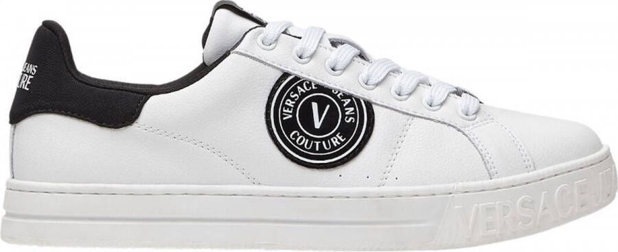 Versace Jeans Fondo Court 88 Dis Sk1 Lage sneakers Leren Sneaker Heren Wit