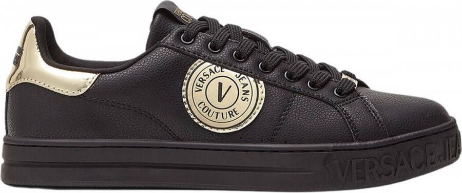 Versace Jeans Couture Versace Jeans Fondo Court 88 Dis Sk1 Lage sneakers Leren Sneaker Heren Zwart