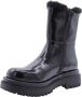 Versace Jeans Couture Drew Naplak Mode Winterlaarzen Black Dames - Thumbnail 1