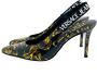 Versace Jeans Couture Verhoogde hakken muiltjes voor vrouwen Black Dames - Thumbnail 1