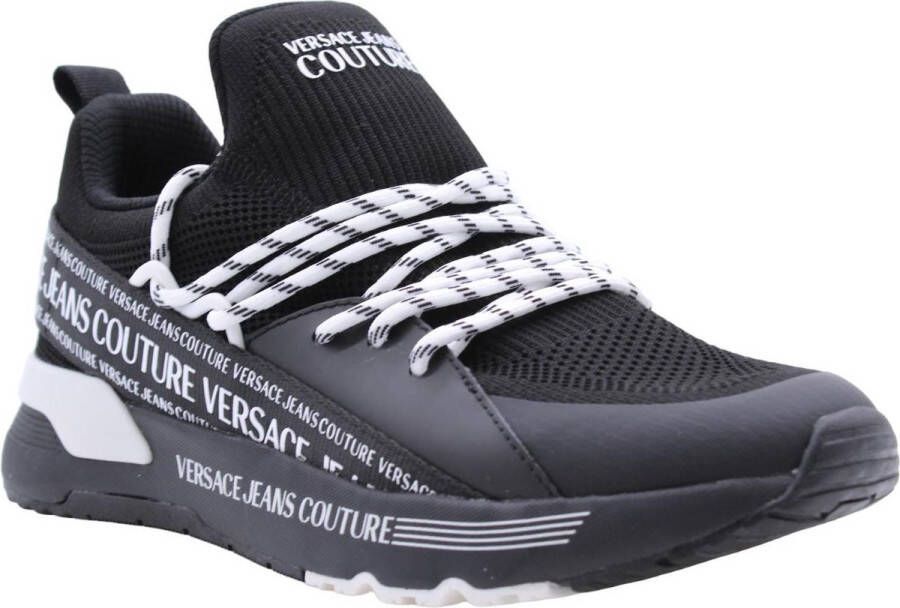 Versace Jeans Couture Shoes Sneakers 73Va3Skl Zp013 899 Black Zwart