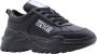 Versace Jeans Couture Shoes Sneakers 73Va3Skl Zp013 899 Black Zwart - Thumbnail 6