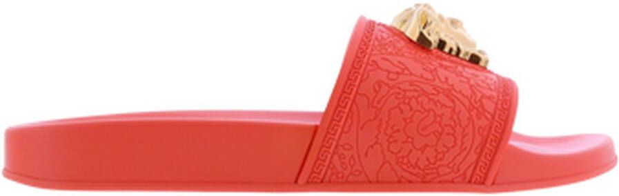 Versace Dames Pool Slide Sandalen Red Dames