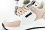 Versace Lichtroze en witte leren sneakers White Dames - Thumbnail 1