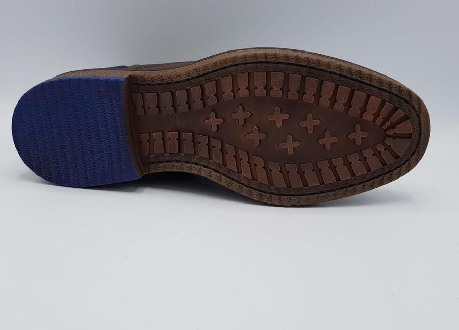 Versace V 1969 19V69 WINTERLAARZEN MEN CROCO OPTICS V42 DOOR VERSACE 1969 DRAK BROWN - Foto 7