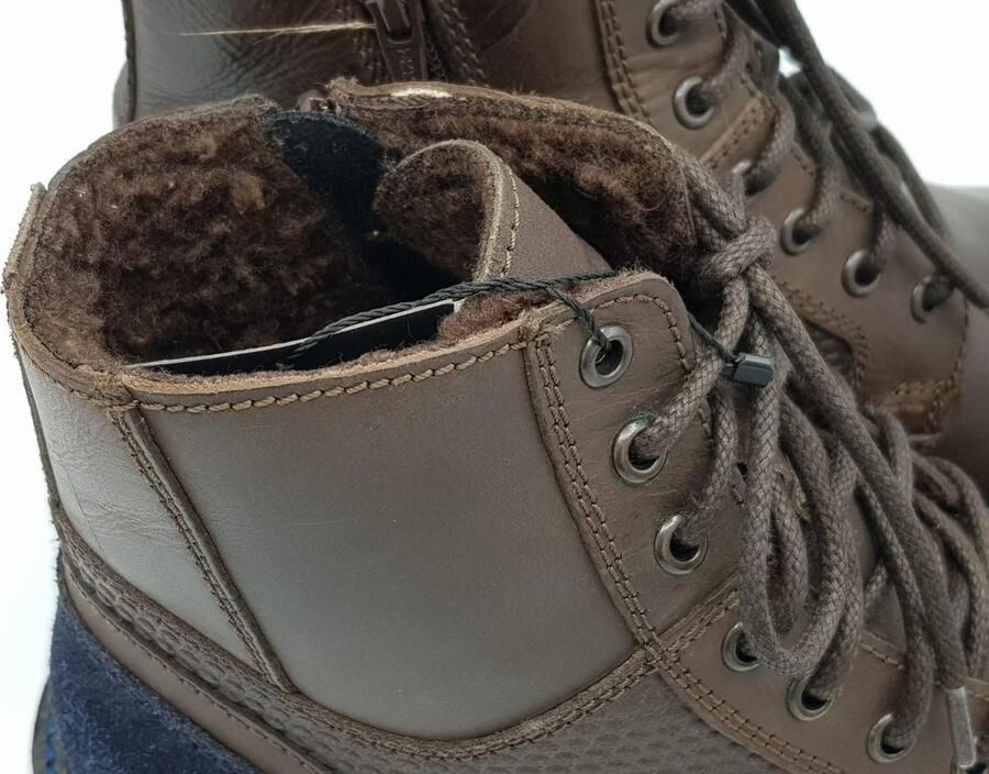 Versace V 1969 19V69 WINTERLAARZEN MEN CROCO OPTICS V42 DOOR VERSACE 1969 DRAK BROWN - Foto 2