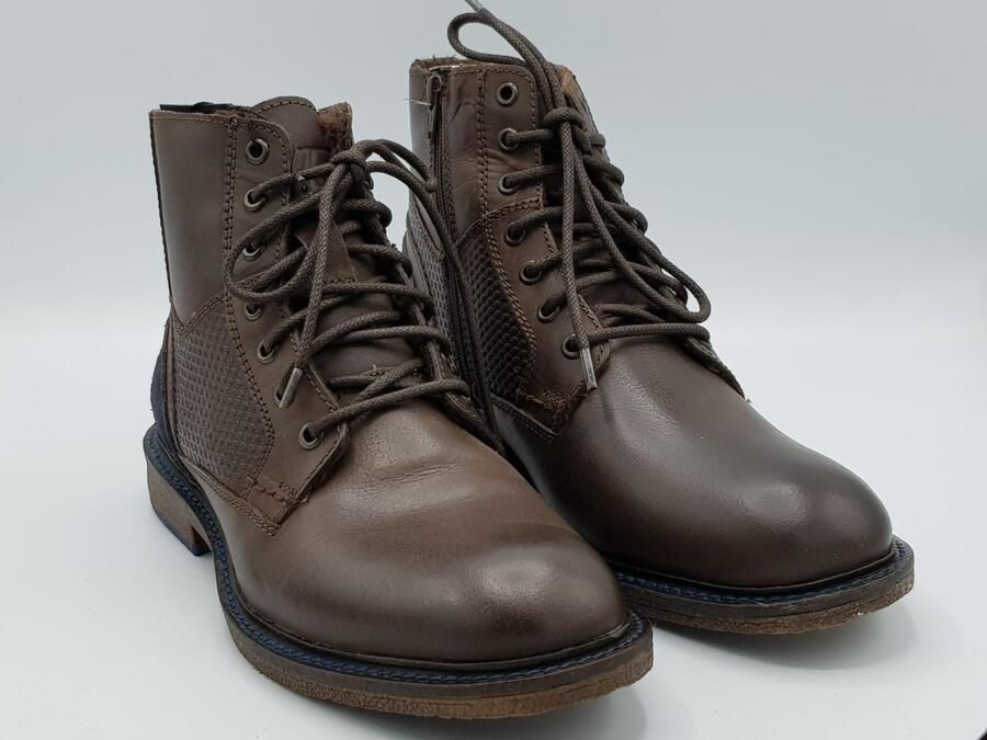 Versace V 1969 19V69 WINTERLAARZEN MEN CROCO OPTICS V42 DOOR VERSACE 1969 DRAK BROWN - Foto 5