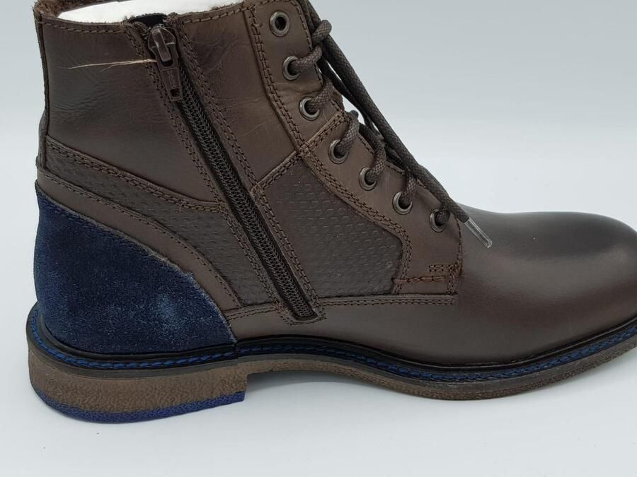 Versace V 1969 19V69 WINTERLAARZEN MEN CROCO OPTICS V42 DOOR VERSACE 1969 DRAK BROWN - Foto 6