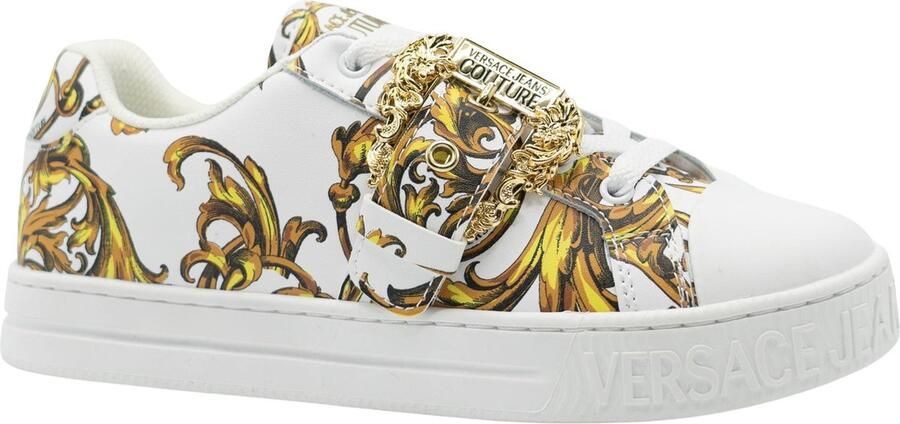 Versace Jeans Couture Fondo Court 88 Dis. Dames Sneakers Wit Goud