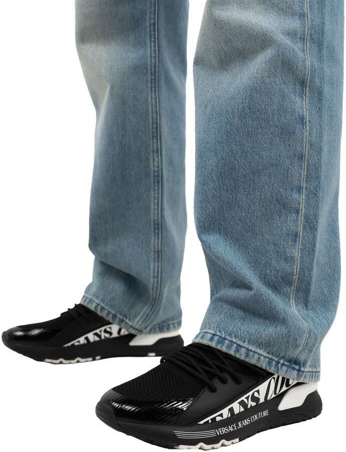 Versace Jeans Couture Sneakers laag 'FONDO DYNAMIC' zwart wit