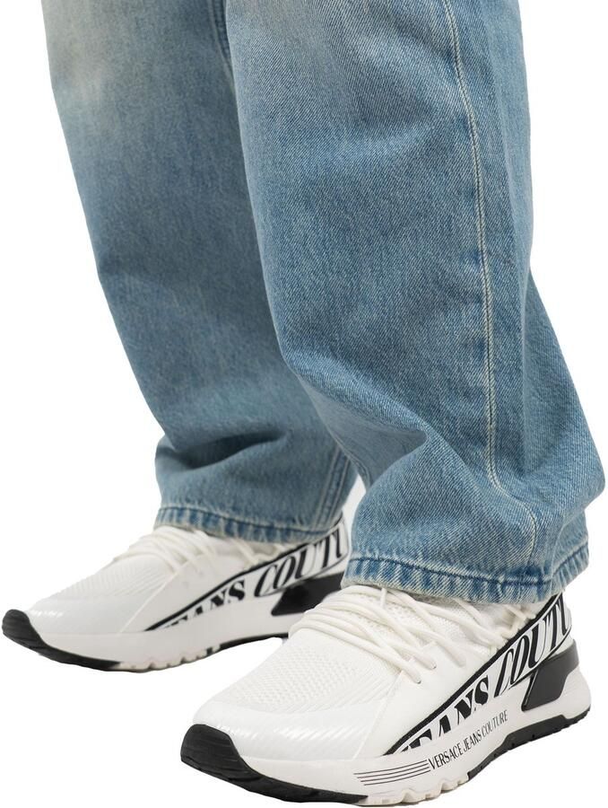 Versace Jeans Couture Sneakers laag 'FONDO DYNAMIC' zwart wit