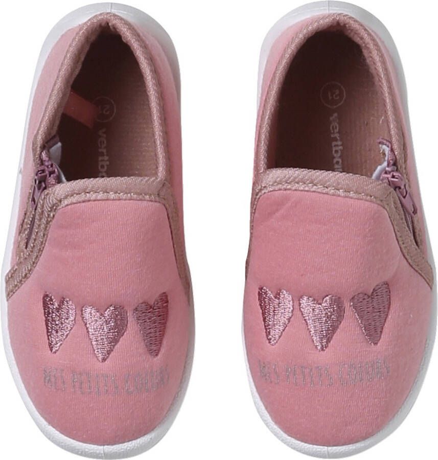 vertbaudet Canvas sloffen met rits voor baby's