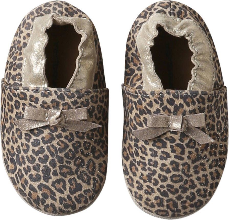 vertbaudet Elastische leren babyschoentjes in soepel leer
