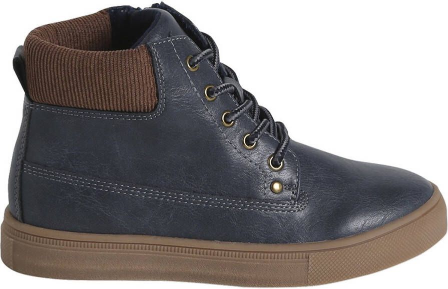 Vertbaudet Geveterde en geritste synthetische boots voor jongens