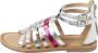 Vertbaudet Hoge leren sandalen voor meisjes - Thumbnail 2