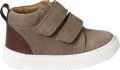 VERTBAUDET Lederen bottines met klittenband voor jongensbaby''s taupe - Bruin