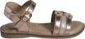 VERTBAUDET Leren kindersandalen kleutercollectie okergeel - Okergeel