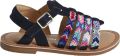 VERTBAUDET Leren kindersandalen kleutercollectie veel blauw - Blauw