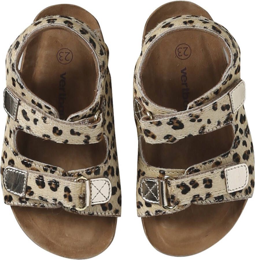 Vertbaudet Leren kindersandalen met klittenbandsluiting