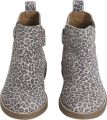 VERTBAUDET Leren meisjeslaarzen met schulprandjes veel beige - Beige