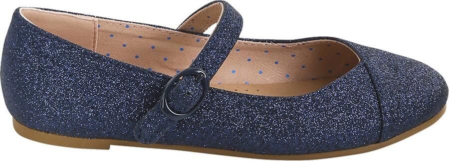 VERTBAUDET Ballerina's met pailletten voor meisjes blauw